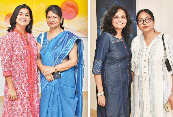 Dr Shailja (L) and Jyotsna with Mini Bajpai (L) and Narender Narang (BCCL/ Vishnu Jaiswal)