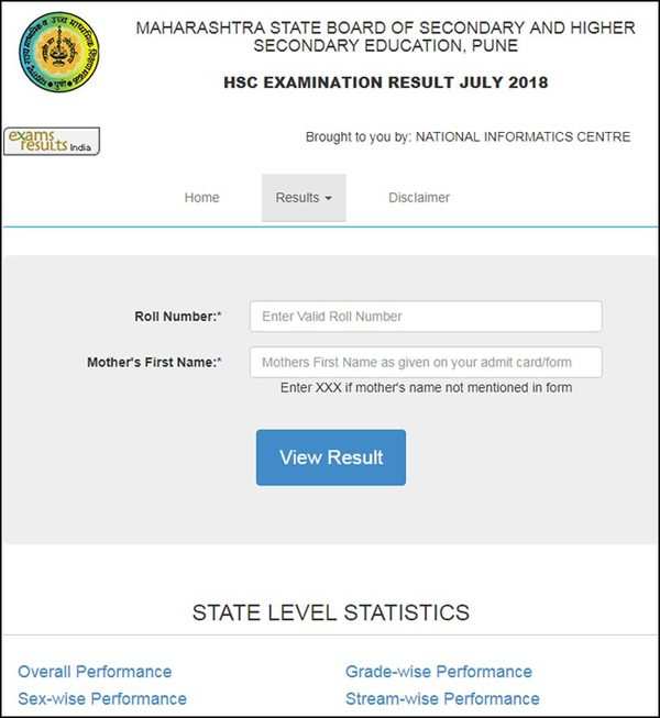 HSC Supplementary Result 2018: Maharashtra HSC Class 12 supplementary ...