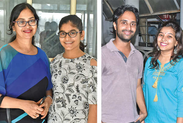 (L) Priti and Aditi Rastogi (R) Rahul and Bhavya (BCCL/ Vishnu Jaiswal)