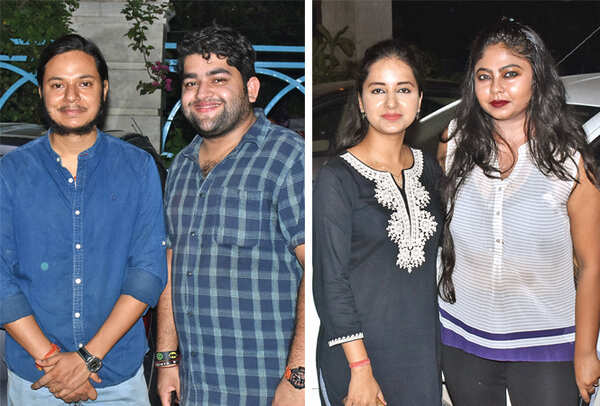 (L) Siddharth and Ashutosh Singh (R) Tripti and Shahbhavi Singh (BCCL/ Vishnu Jaiswal)