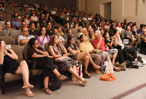 Audience enjoying the performance