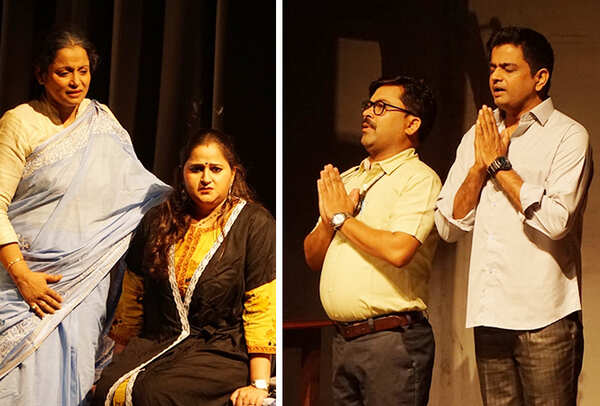 (L) Preeti Singh and Neha Verma (R) Sandeep Yadav and Ambreesh Bobby (BCCL)