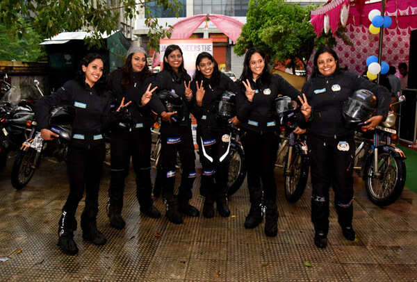 Kerala bikers posing for the shutterbugs