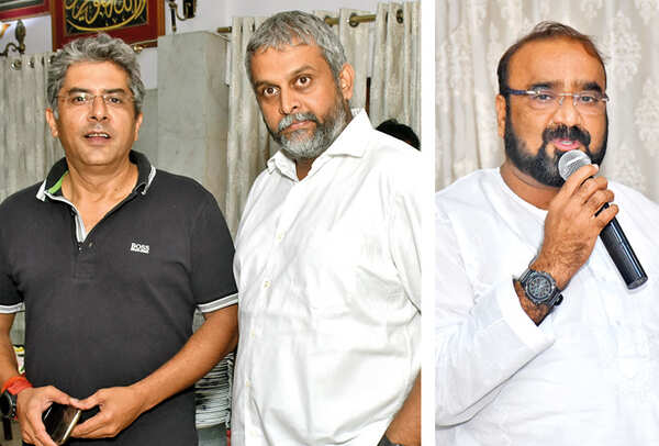 Deepak Wadhwa and Ajit Singh (R) Dr Razmi Yunus (BCCL/ Vishnu Jaiswal)
