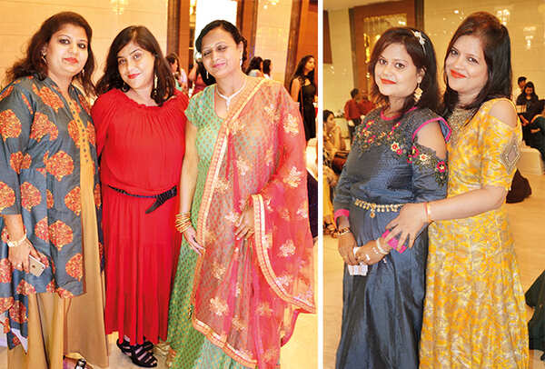 (L) Anshuma, Nandita and Jyotsana (R) Ashima and Jyotsana (BCCL/ IB Singh)