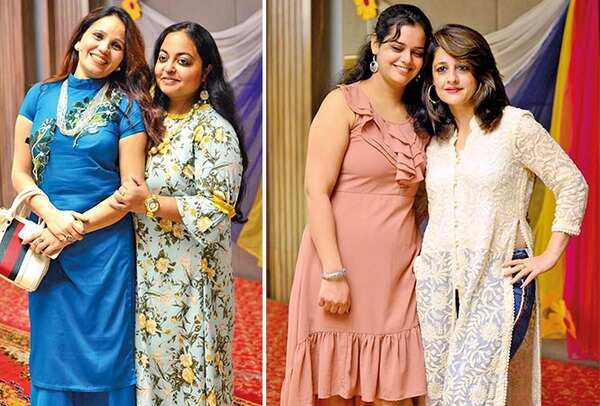 (L) Rati and Radhika (R) Sneha and Harshi (BCCL/ Pankaj Singh)