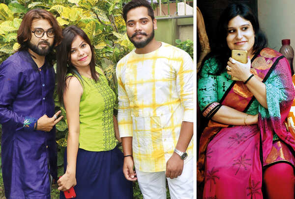 (L) Amit Pandey, Avanya Singh, Ashu Singh (R) Disha Sehgal (BCCL/ Unmesh Pandey)