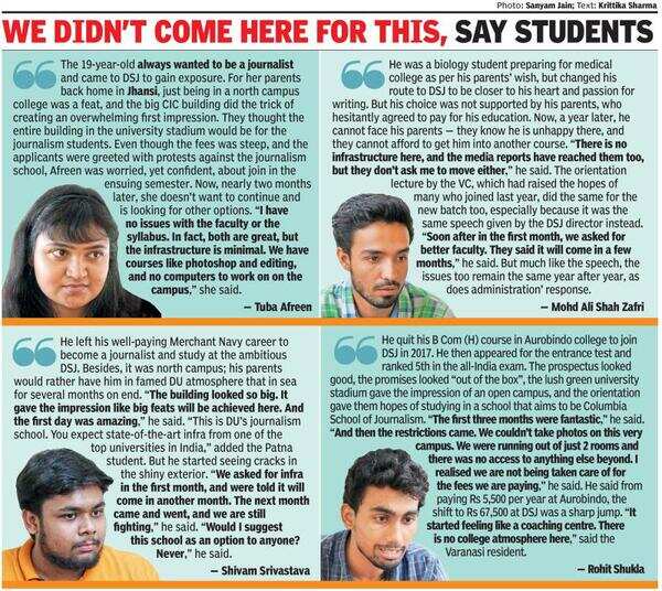 Delhi University council raps journalism school over fee, hirings