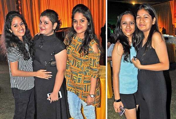 (L) Khushi, Shraddha and Bhavna (R) Manika and Ishita (BCCL/ AS Rathor)