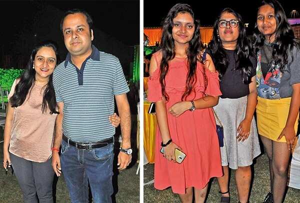 (L) Neha and Muddit (R) Sanya, Akriti and Ananya (BCCL/ AS Rathor)