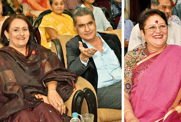 (L) Hemi and Maj Gen Pravesh Puri (R) Manjula Misra (BCCL/ Vishnu Jaiswal)