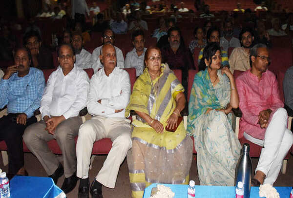 Audience watching the play