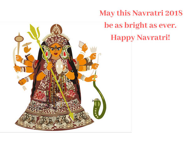 Happy Shardiya Navratri Wishes Stickers, Quotes in English, SMS, Greetings,  GIF, HD Images, and Wallpapers for Facebook, Instagram, Twitter & WhatsApp