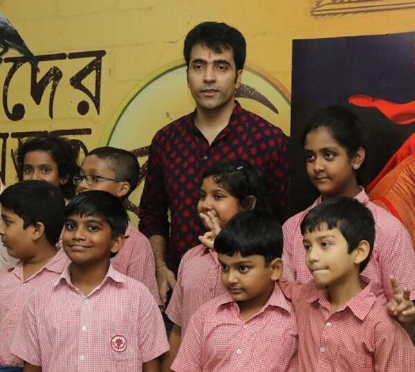 Abir Chatterjee With Students