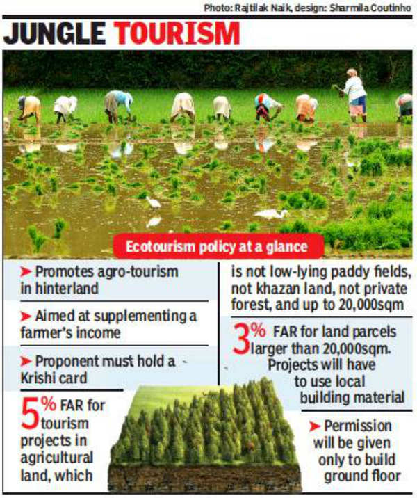 Hinterland ecotourism policy approved by TCP Goa News Times of India