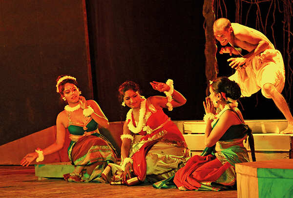 A scene from the play Bhagwat Ajjukam (BCCL/ Unmesh Pandey)