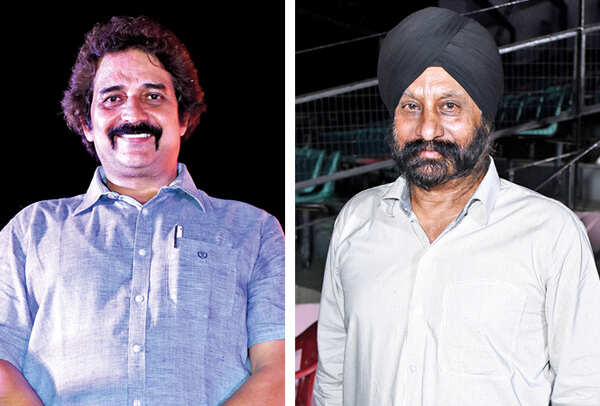 (L) Dr RP Singh (R) JS Bhatiya (BCCL/ Vishnu Jaiswal)