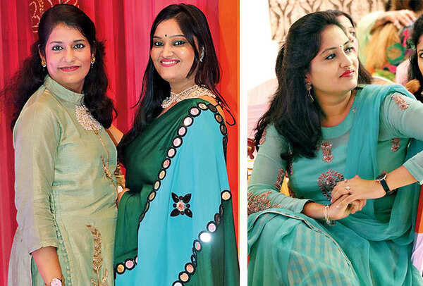 (L) Tanushree Maheshwari and Rupal Barua (R) Tanya Kapoor (BCCL/ Unmesh Pandey)