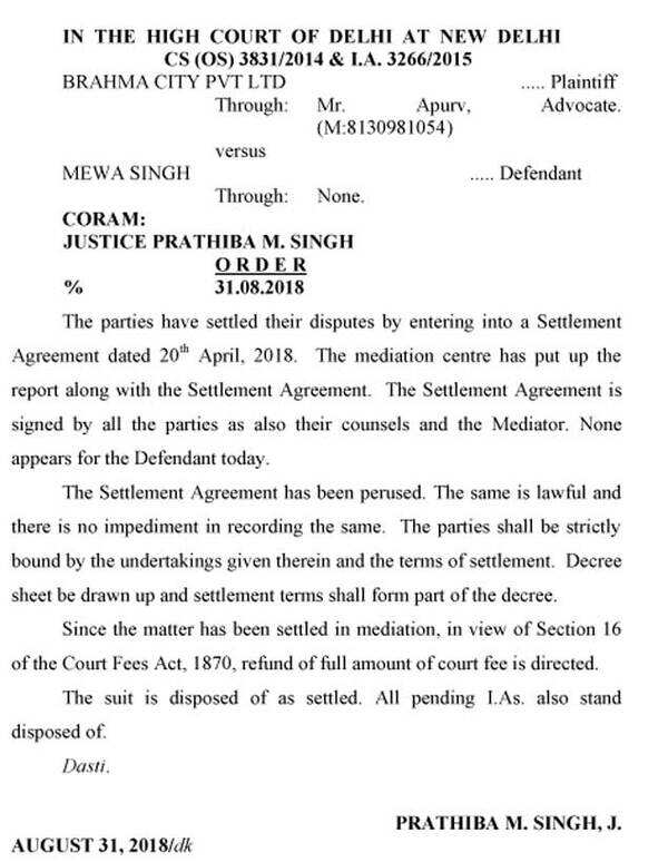 Court disposes of land fraud case after amicable settlement of dispute