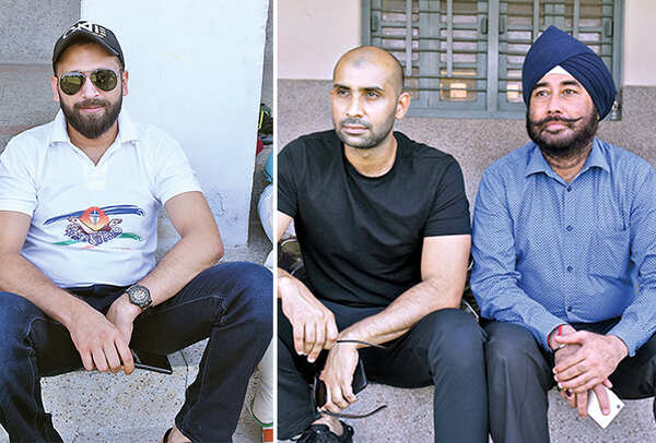 Abdullah Khan (R) Adnan Azhar and Inderpal Singh (BCCL/ Vishnu Jaiswal)
