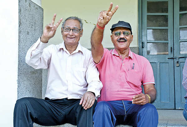 Sushil Silvano (L) and Naresh Wig (BCCL/ Vishnu Jaiswal)