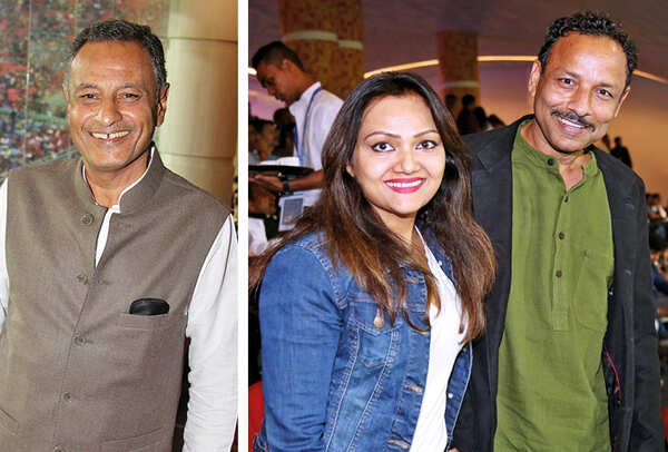 (L) Sanjay Seth (R) Anupama Raag and Anurag Singh Bhodouria (BCCL/ Aditya Yadav)
