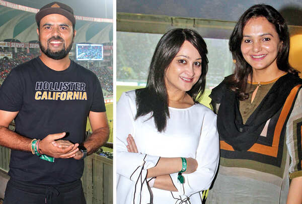 (L) Ali Hamid Zaidi (R) Farah Rizvi and Aysha Masood (BCCL/ Aditya Yadav)