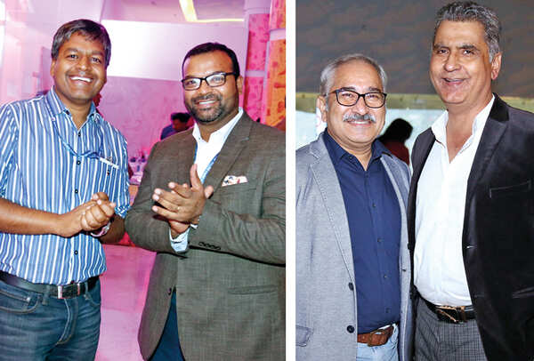 (L) PN Singh and Kumar Shobhan (R) Dr Rohit Khanna and Pravesh (BCCL/ Aditya Yadav)