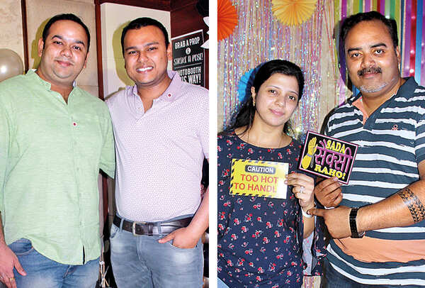 (L) Manu Vikram and Aayush (R) Mausam and Ashish Bhatia (BCCL/ Arvind Kumar)