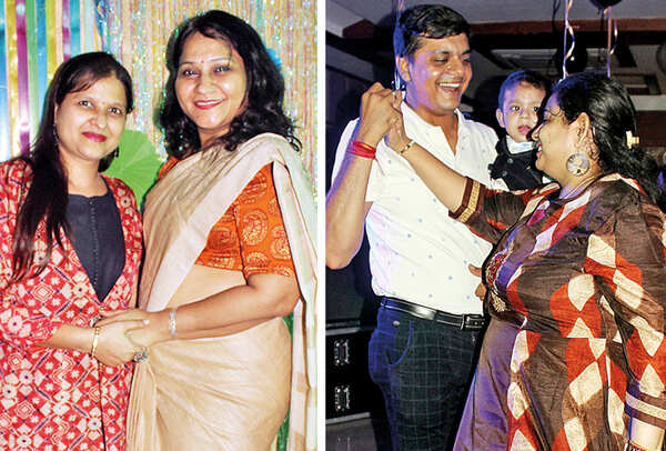 (L) Seema Agrawal and Sangeeta Agrawal (R) Shashwat and Suruchi (BCCL/ Arvind Kumar)