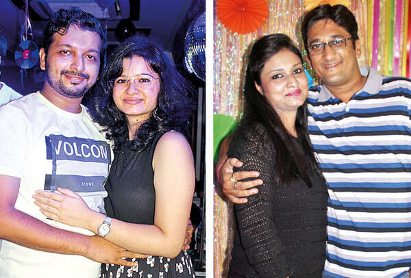 (L) Apurv Mittal and Swati (R) Juhi Kothari and Neeraj (BCCL/ Arvind Kumar)