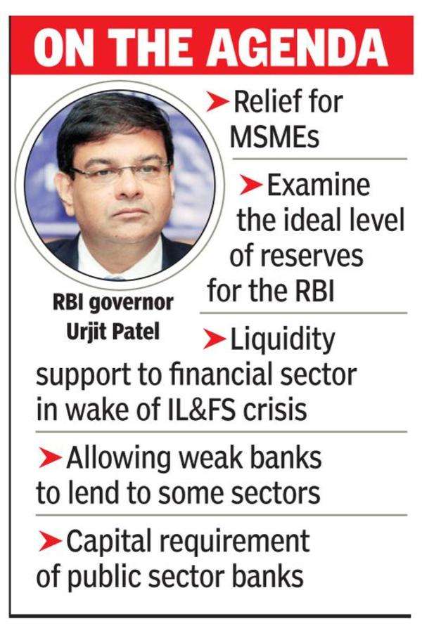 RBI Board: RBI Board Meet May Find Common Ground On MSME - Times Of India