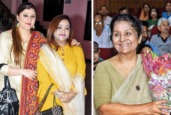 (L) Dr Mehnaz and Seher (R) Prof Sabra Habib (BCCL/ Farhan Ahmad Siddiqui)
