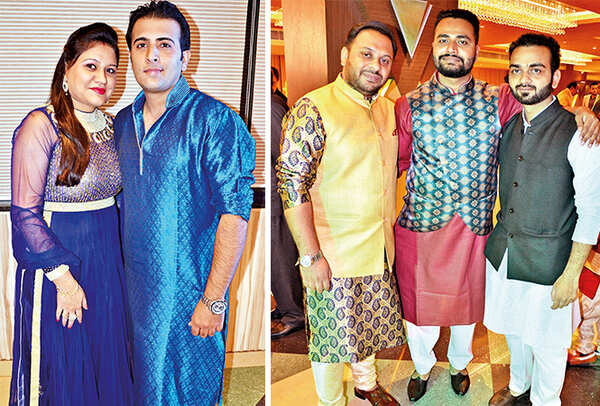 (L) Garima and Kishore (R) Gaurav, Nitesh and Fahimul (BCCL/ IB Singh)