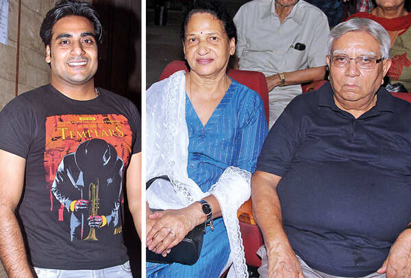 (L) Puneet Shukla (R) Rajni Kanna and MM Kanna (BCCL/ Aditya Yadav)