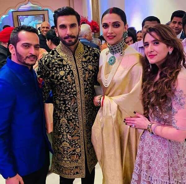 Ranveer Singh and Deepika Padukone photos with family