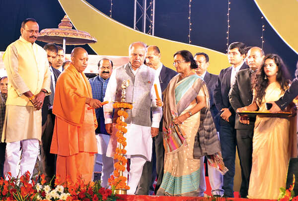 UP CM Yogi Adityanath inaugurated the Lucknow Mahotsav (BCCL/ Farhan Ahmad Sidddiqui)
