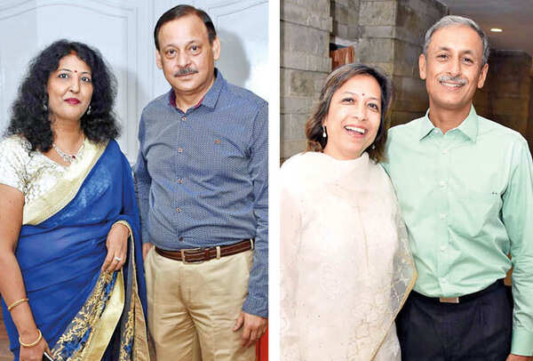 (L) Dr Jyoti and Abhay Srivastava (R) Dr Manjula and Dr Sanjeev (BCCL/ Farhan Ahmad Siddiqui)