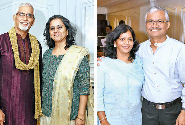 (L) Dr Ravi and Alpna Lele (R) Kamna and Dr Diwakar (BCCL/ Farhan Ahmad Siddiqui)