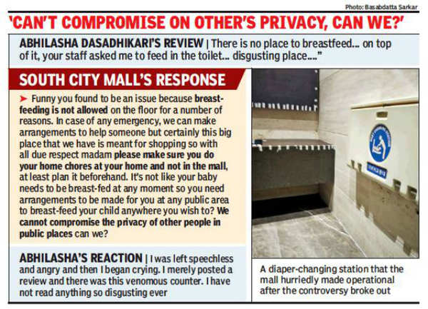 Kolkata Mall Asks Mom To Breastfeed Baby in Toilet