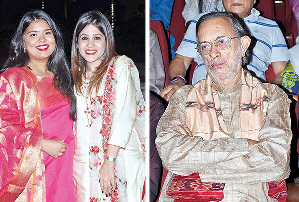 (L) Akriti and Vaishnavi (R) Amit Mukherjee (BCCL/ Vishnu Jaiswal)