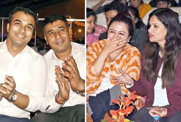 (L) Manoj Chaudhary and Apoorv Pareek (R) Madhulika and Shivaangi (BCCL/ Vishnu Jaiswal)