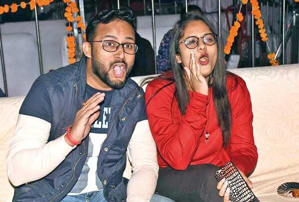 Vivek Bhanawat and Twinkle Sinha (BCCL/ Vishnu Jaiswal)