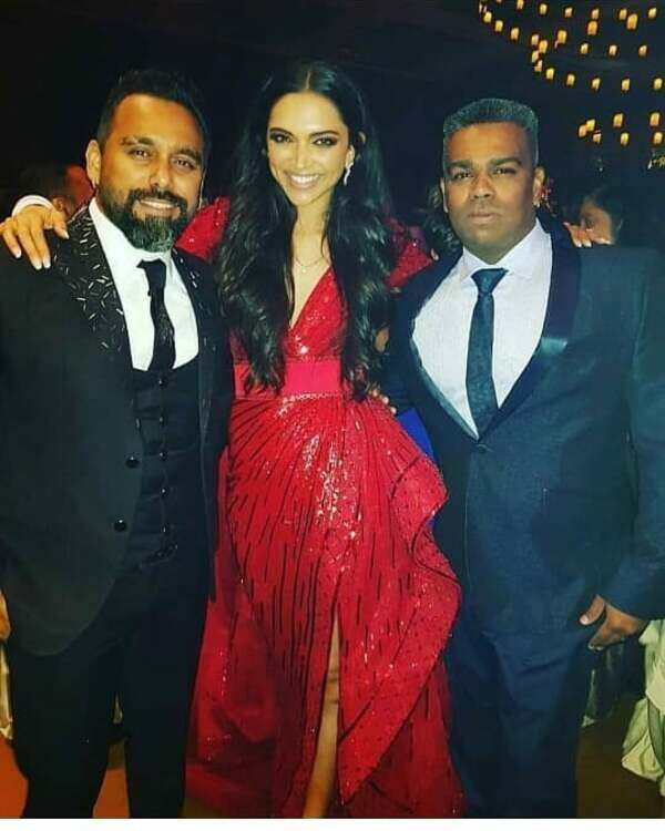Deepika Padukone and Ranveer Singh Mumbai reception photos