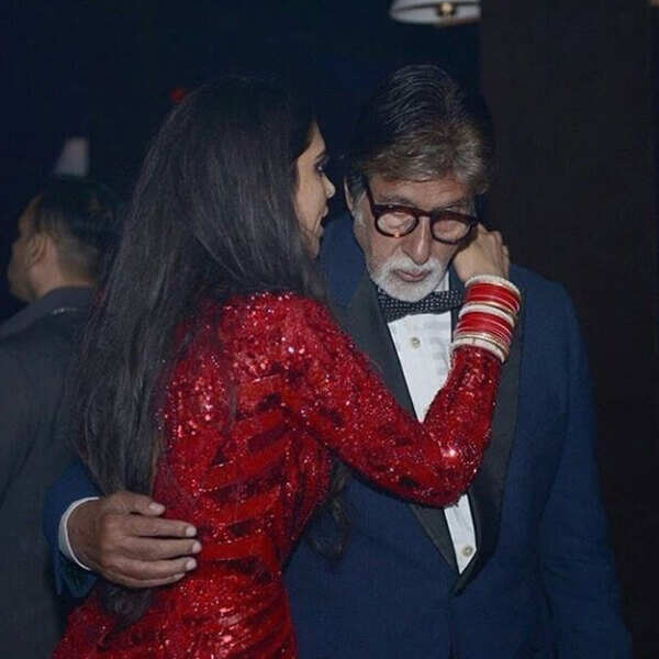 Deepika Padukone photo with Amitabh Bachchan
