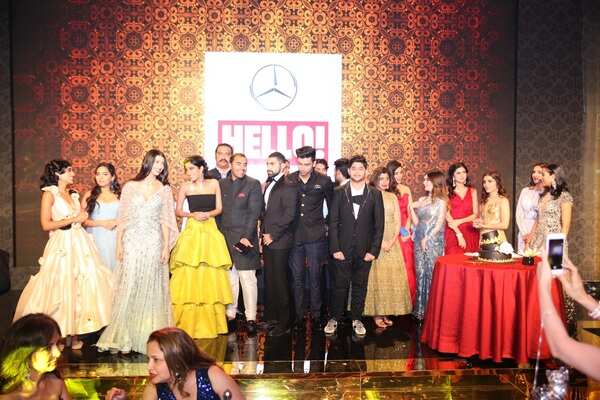 The 16 Debutants on-stage