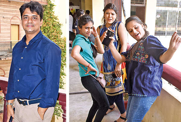 (L) Faizi Yunus (R) Osheen, Preet and Muskan (BCCL/ Vishnu Jaiswal)