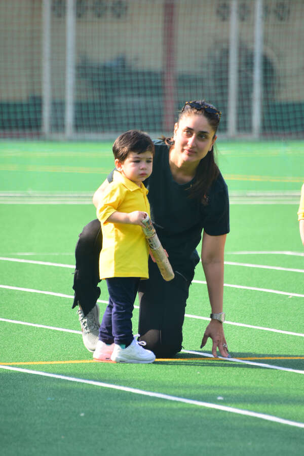 Taimur Ali Khan with mom Kareena Kapoor Khan