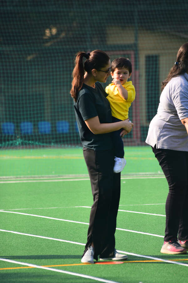 Taimur Ali Khan with mom Kareena Kapoor Khan