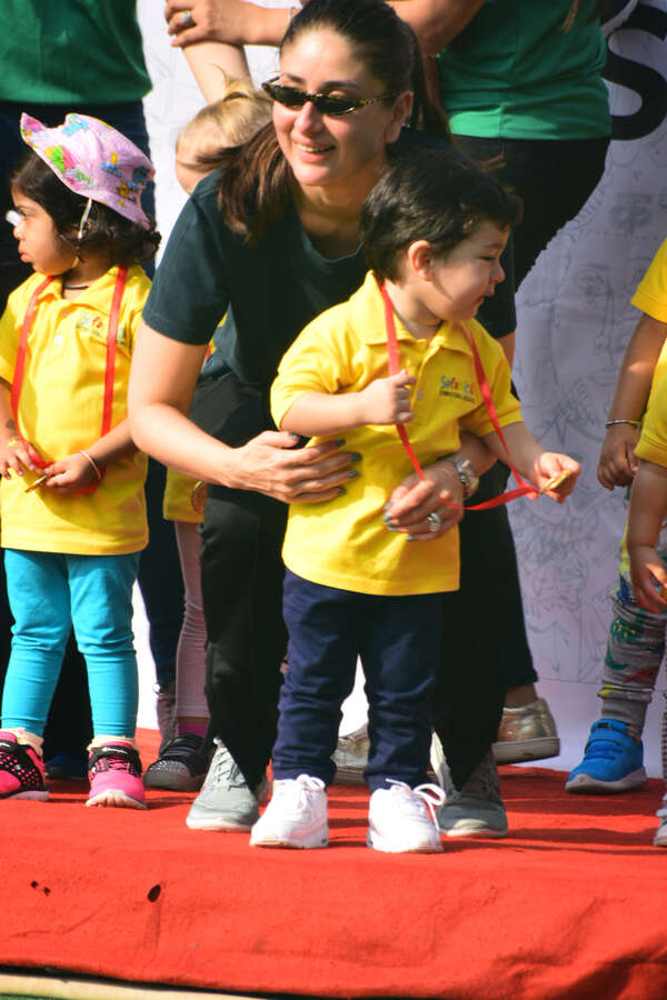 Taimur Ali Khan with mom Kareena Kapoor Khan